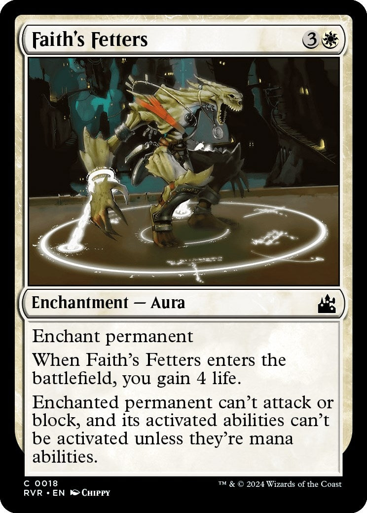 Image for Faith's Fetters (18) - Magic: The Gathering