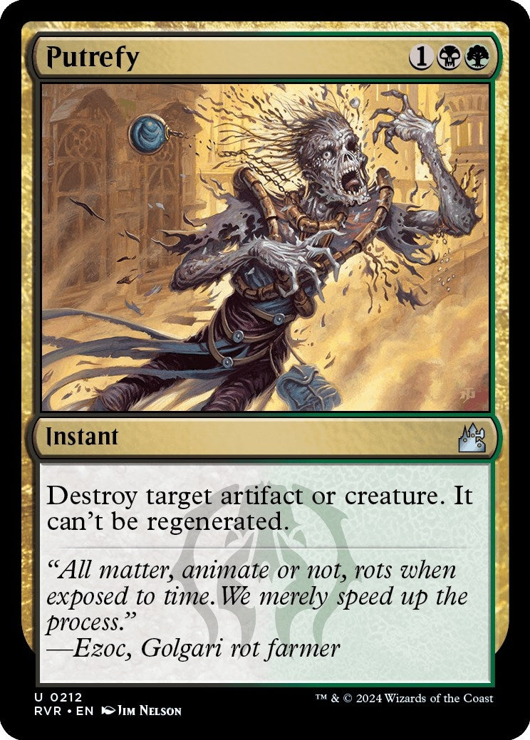 Image for Putrefy (212) - Magic: The Gathering
