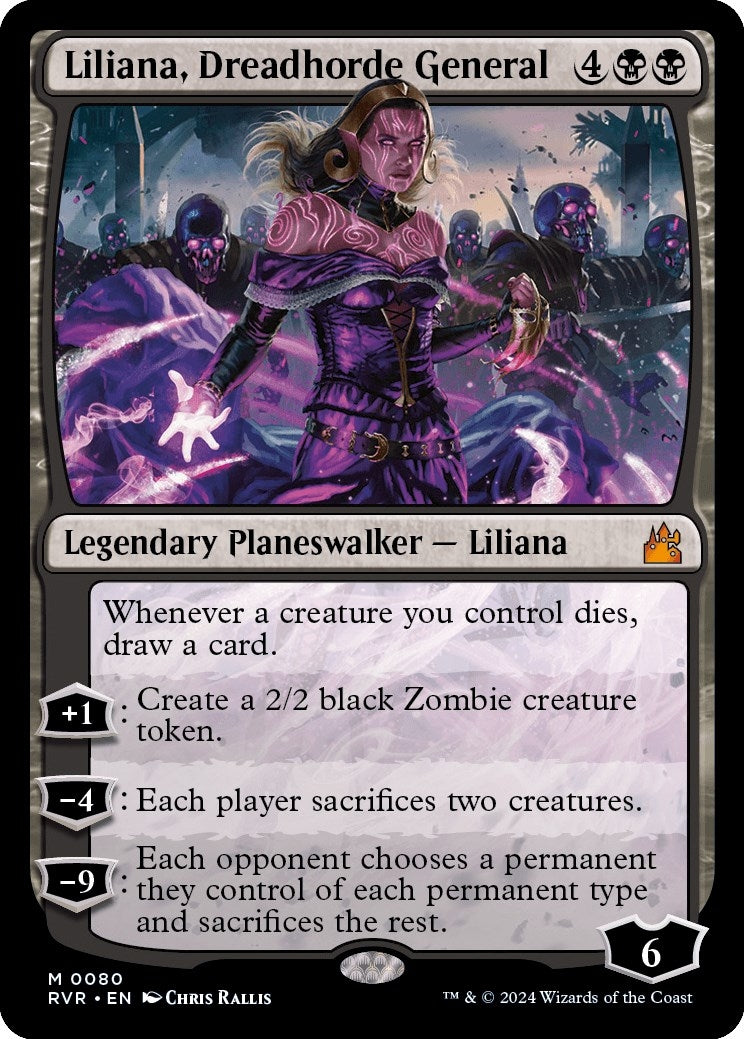 Image for Liliana, Dreadhorde General (80) - Magic: The Gathering