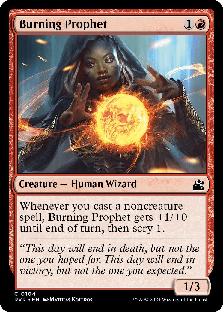 Image for Burning Prophet (104) - Magic: The Gathering
