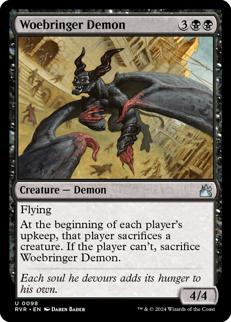 Image for Woebringer Demon (98) - Magic: The Gathering