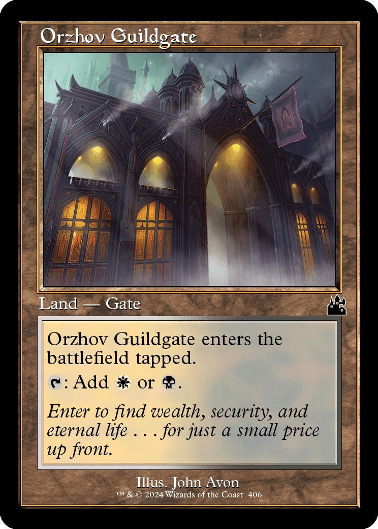Image for Orzhov Guildgate (Retro Frame) (406) - Magic: The Gathering