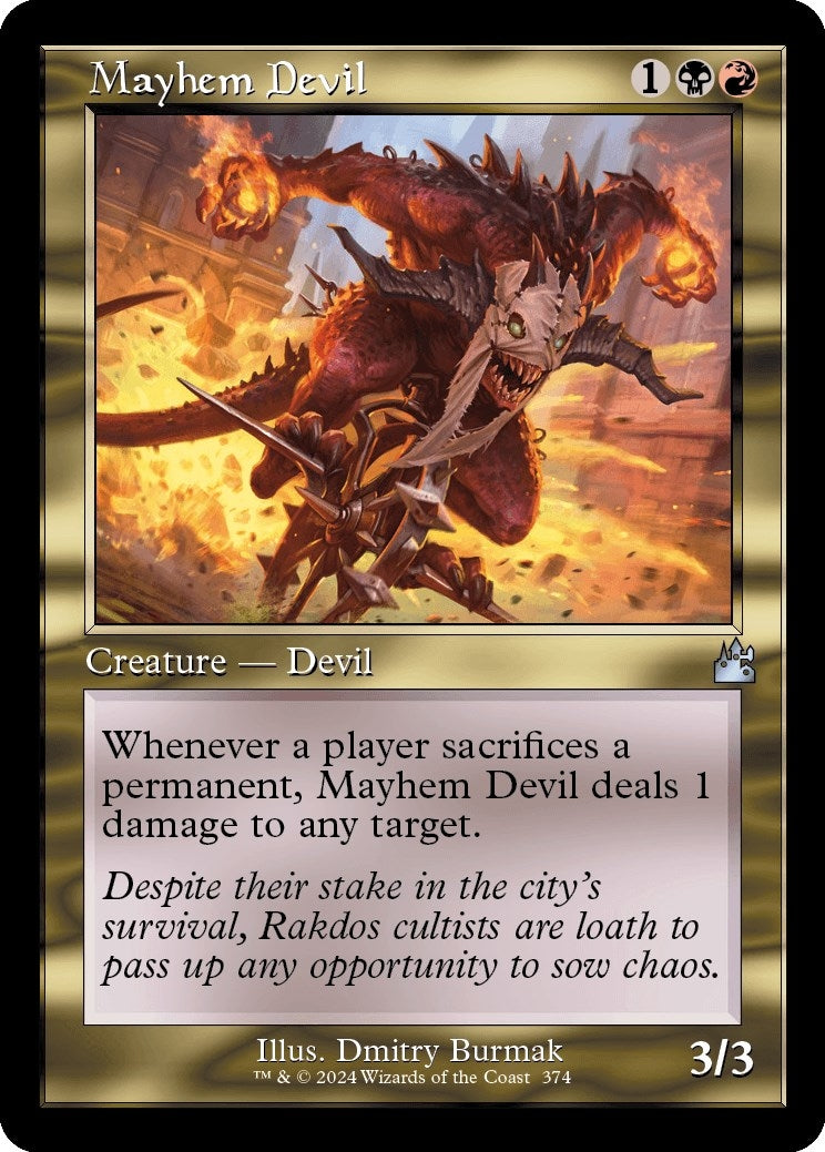 Image for Mayhem Devil (Retro Frame) (374) - Magic: The Gathering