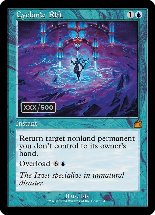 Image for Cyclonic Rift (Retro Frame) (Serial Numbered) (313) - Magic: The Gathering