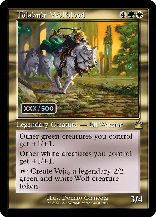 Image for Tolsimir Wolfblood (Retro Frame) (Serial Numbered) (387) - Magic: The Gathering