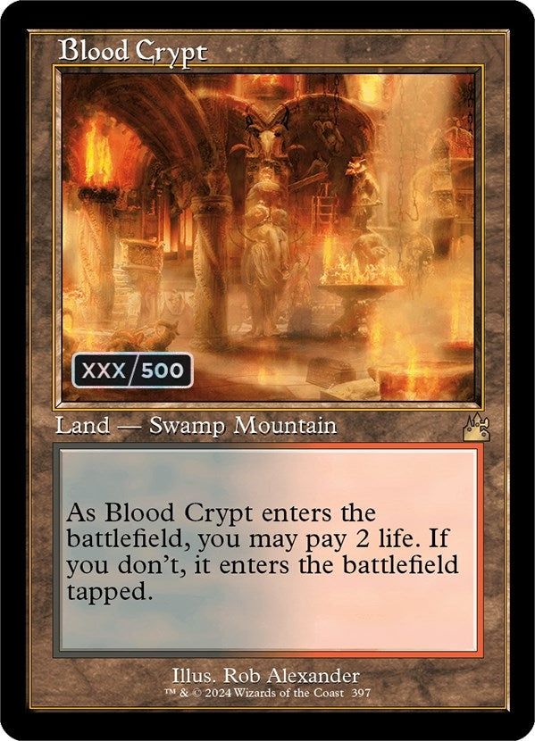 Image for Blood Crypt (Retro Frame) (Serial Numbered) (397) - Magic: The Gathering