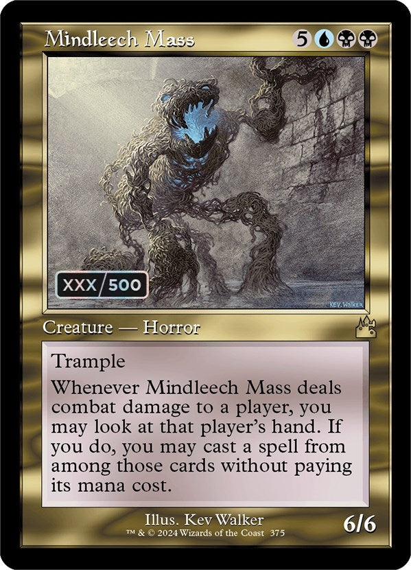 Image for Mindleech Mass (Retro Frame) (Serial Numbered) (375) - Magic: The Gathering