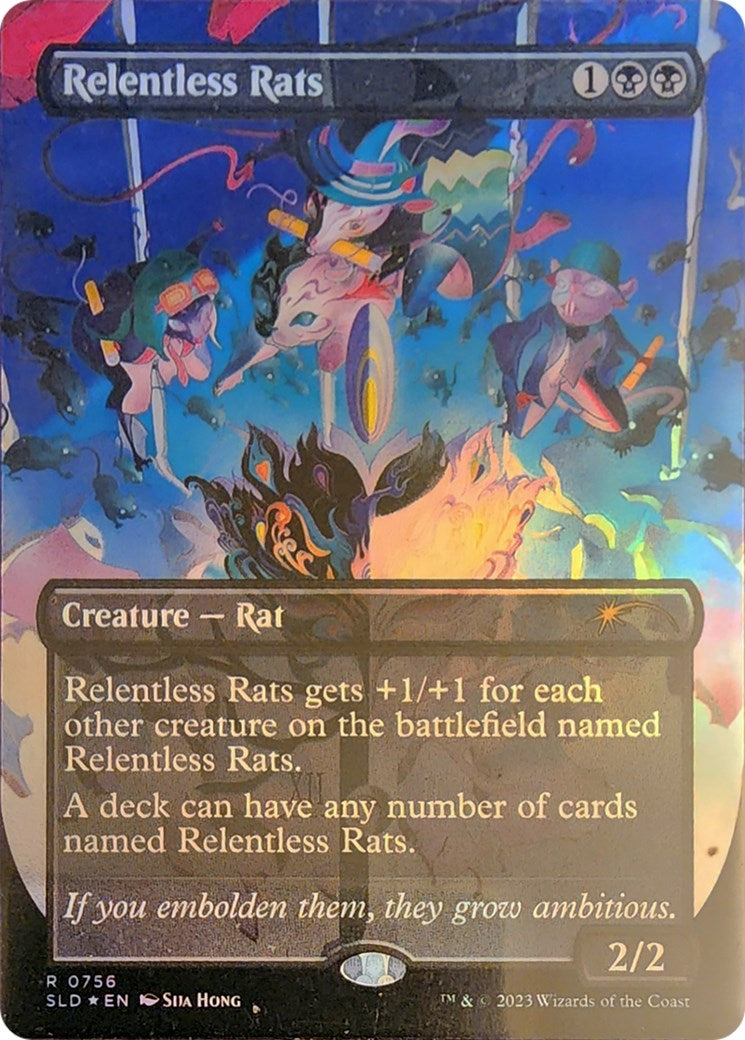 Image for Relentless Rats (756) (756) - Magic: The Gathering