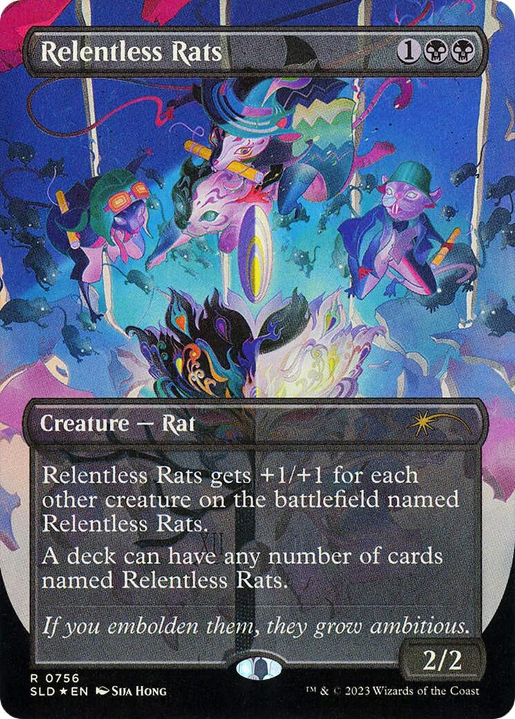 Image for Relentless Rats (756) (756) (SLD) - Magic: The Gathering