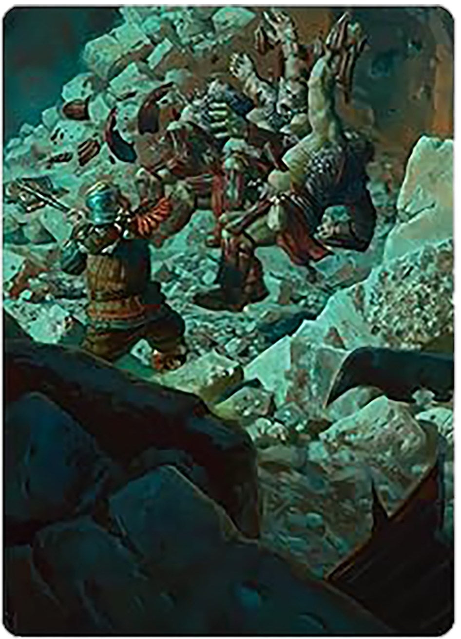 Image for Gimli's Reckless Might Art Card (4) - Magic: The Gathering