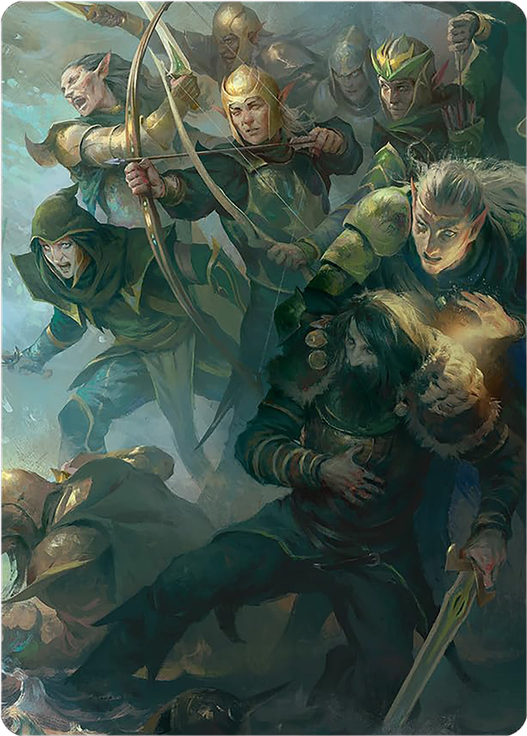 Image for Galadhrim Brigade Art Card (12) - Magic: The Gathering