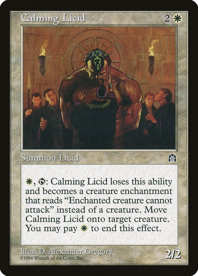 Image for Calming Licid - Magic: The Gathering