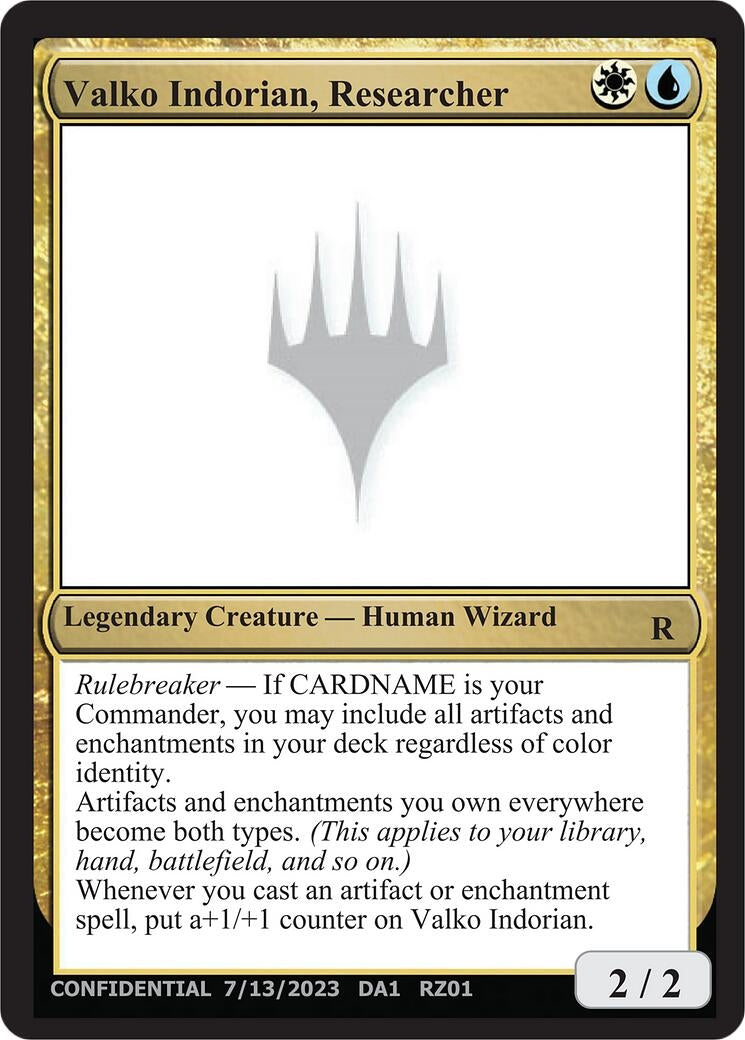 Image for Valko Indorian, Researcher (UNK) - Magic: The Gathering
