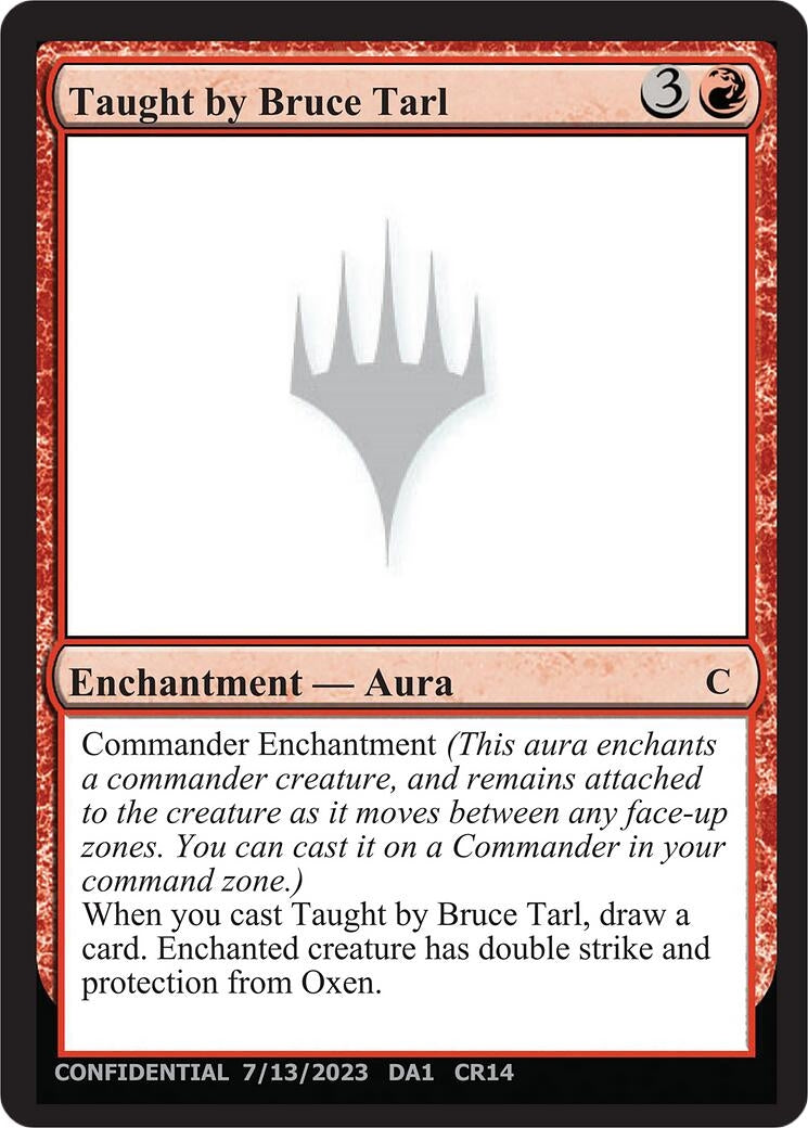 Image for Taught by Bruce Tarl (UNK) - Magic: The Gathering