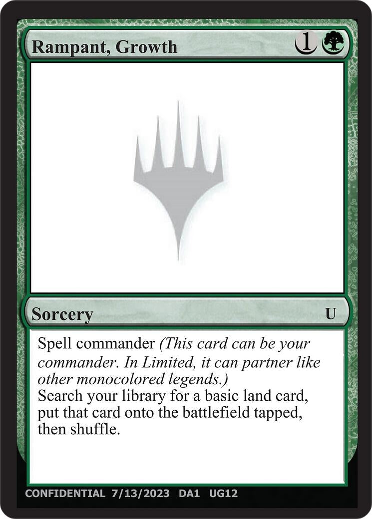 Image for Rampant, Growth (UNK) - Magic: The Gathering