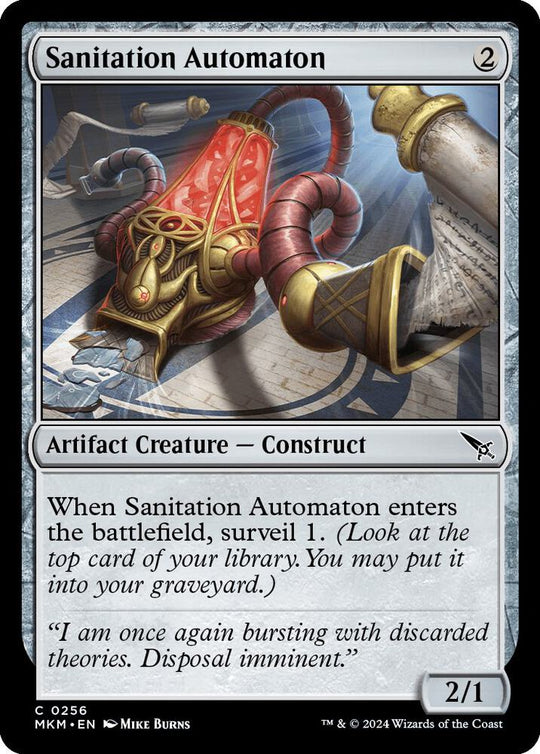 Sanitation Automaton (256)