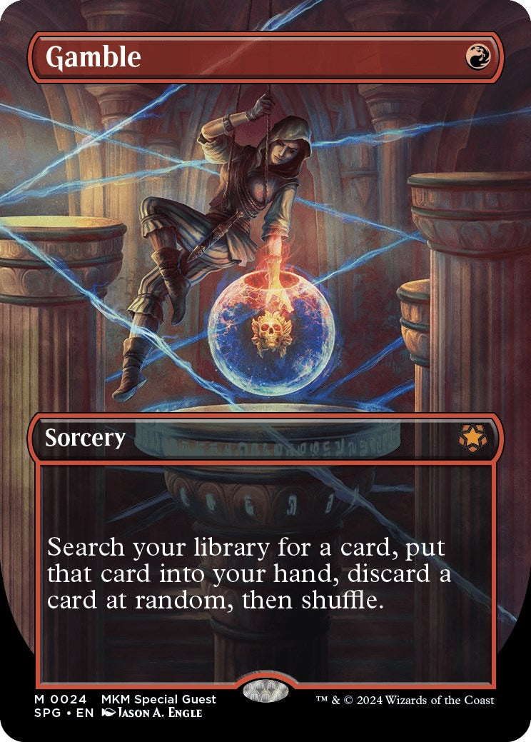 Image for Gamble (Borderless) (24) - Magic: The Gathering