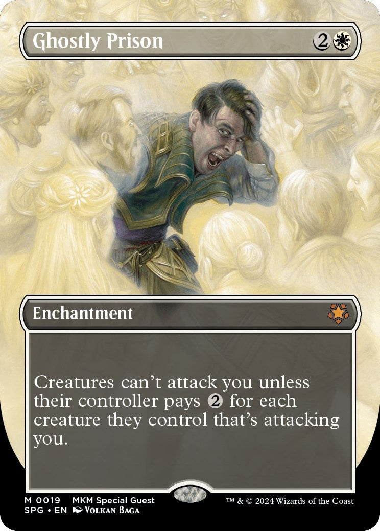 Image for Ghostly Prison (Borderless) (19) - Magic: The Gathering