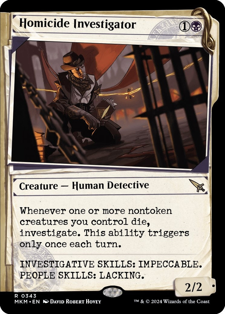 Image for Homicide Investigator (Showcase) (343) (MKM) - Magic: The Gathering