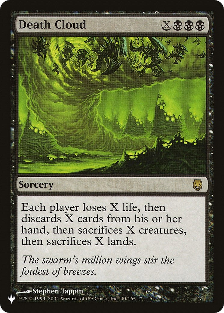 Image for Death Cloud (40/165) (LIST) - Magic: The Gathering
