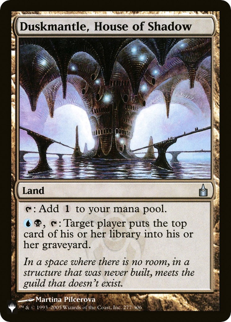 Image for Duskmantle, House of Shadow (277/306) - Magic: The Gathering