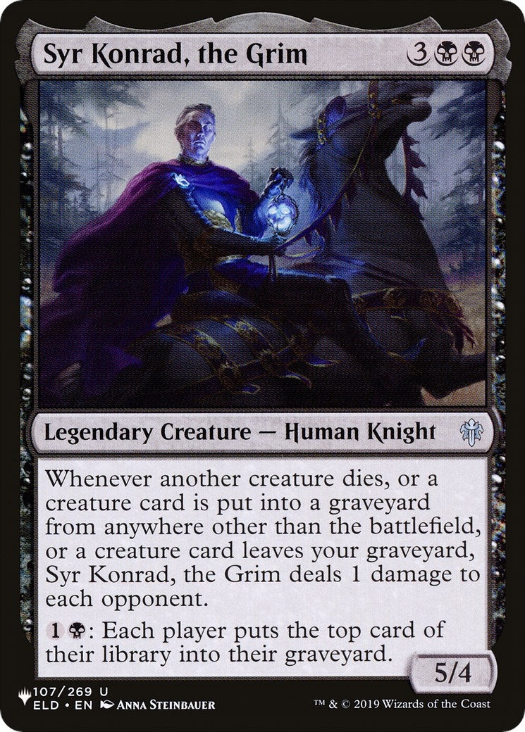 Image for Syr Konrad, the Grim (107/269) (LIST) - Magic: The Gathering