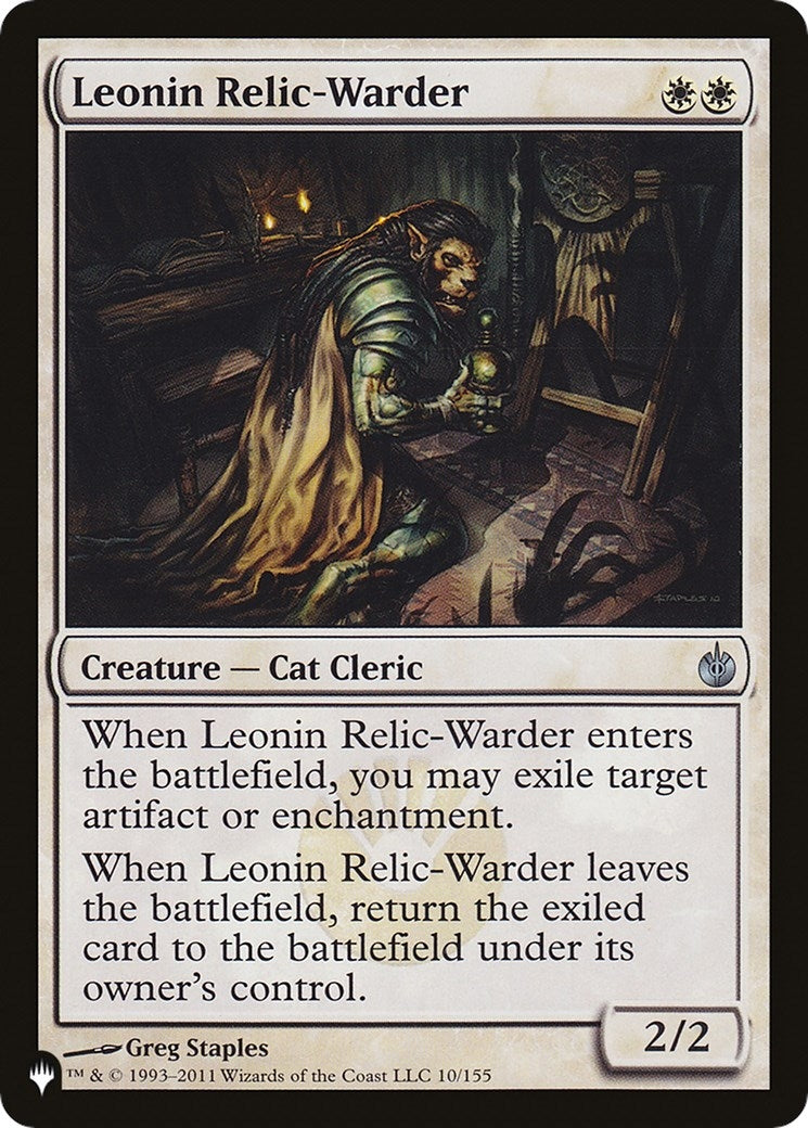 Image for Leonin Relic-Warder (MBS) (10/155) (LIST) - Magic: The Gathering