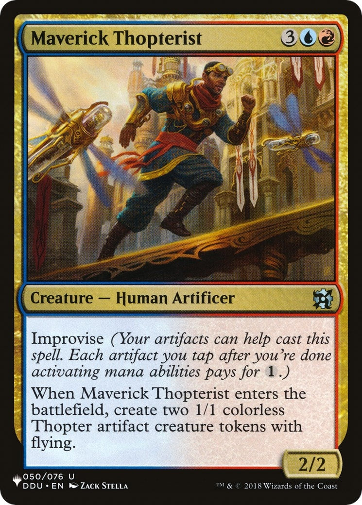 Image for Maverick Thopterist (DDU) (050/076) (LIST) - Magic: The Gathering