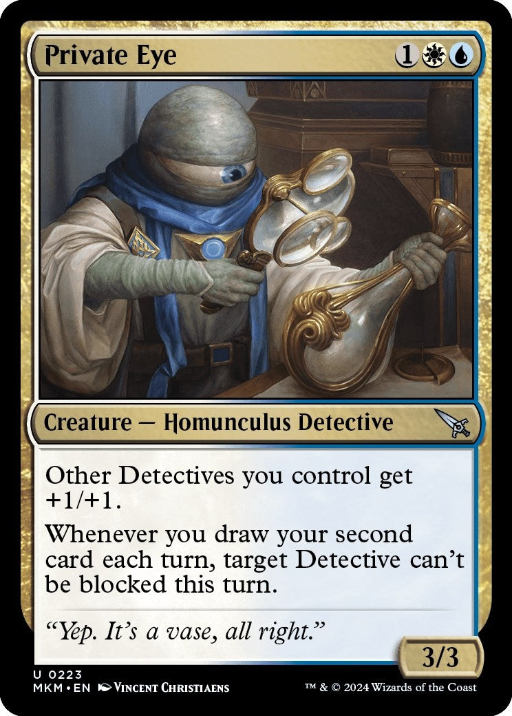 Image for Private Eye (223) (MKM) - Magic: The Gathering