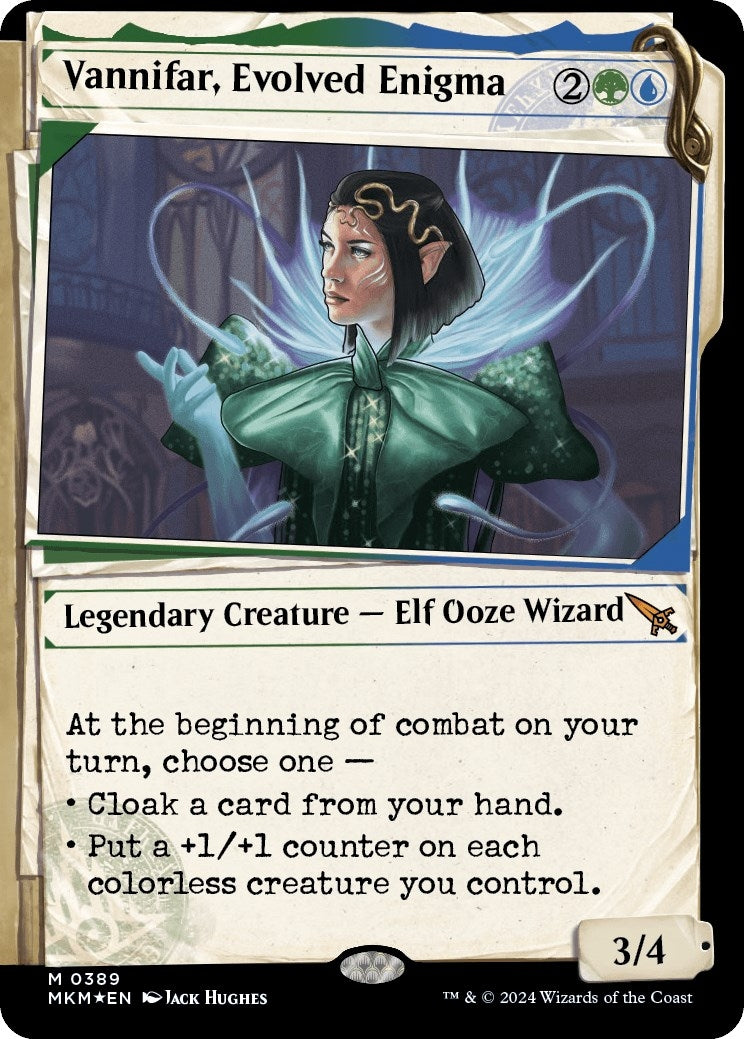 Image for Vannifar, Evolved Enigma (Showcase) (Invisible Ink) (389) (MKM) - Magic: The Gathering