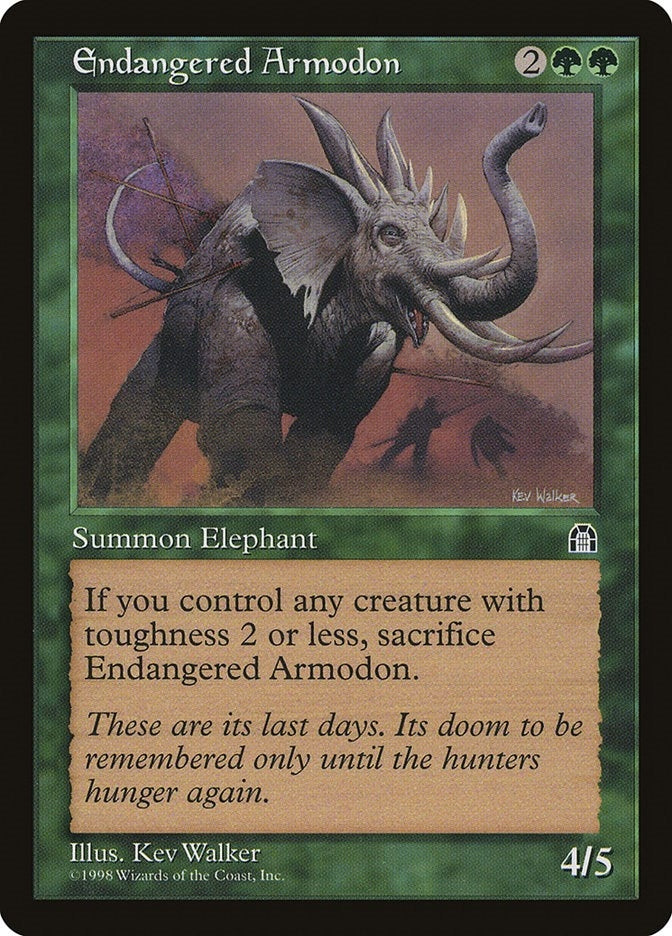 Image for Endangered Armodon - Magic: The Gathering
