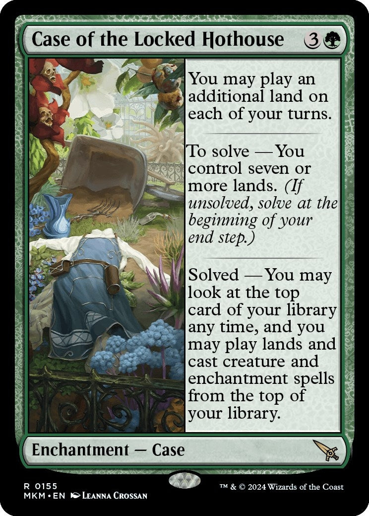 Image for Case of the Locked Hothouse (155) - Magic: The Gathering