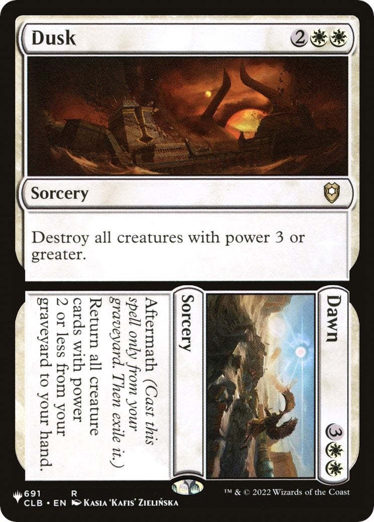 Image for Dusk // Dawn (691) (LIST) - Magic: The Gathering