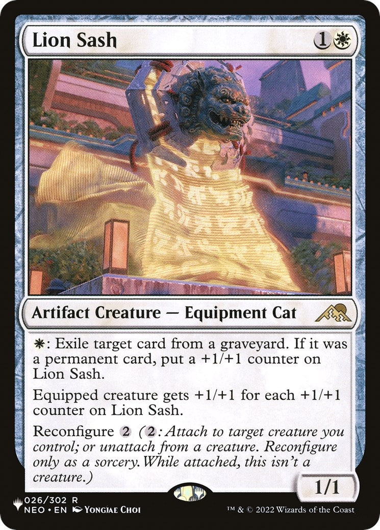 Image for Lion Sash (026/302) - Magic: The Gathering