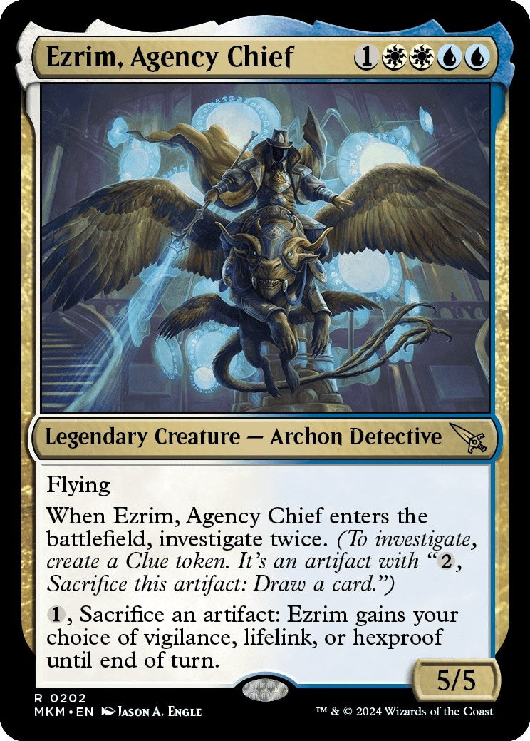 Image for Ezrim, Agency Chief (202) (MKM) - Magic: The Gathering