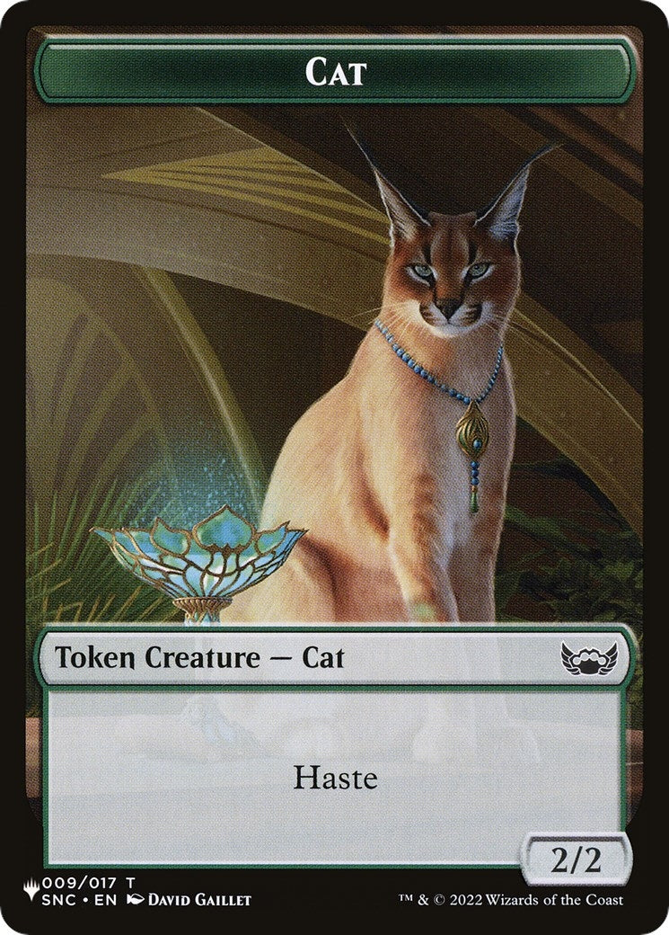 Image for Cat (009) // Rat Double-Sided Token (9 // 3) (LIST) - Magic: The Gathering