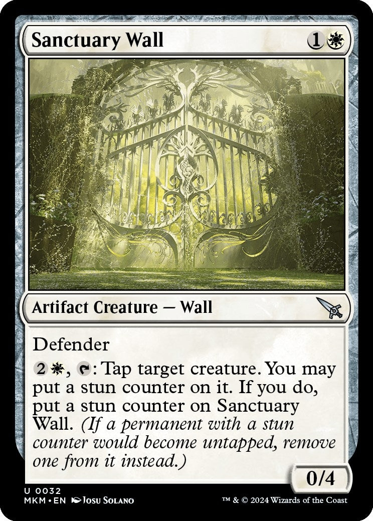 Image for Sanctuary Wall (32) (MKM) - Magic: The Gathering