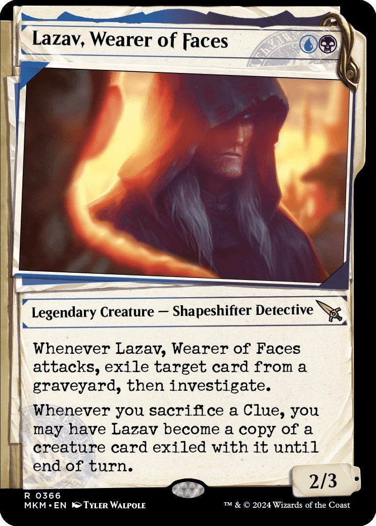 Image for Lazav, Wearer of Faces (Showcase) (0366) (366) (MKM) - Magic: The Gathering
