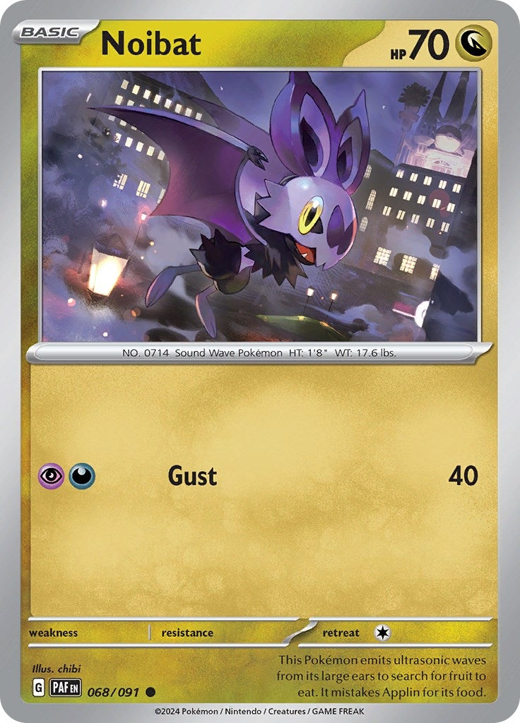 Image for Noibat (068/091) (PAF) - Pokemon