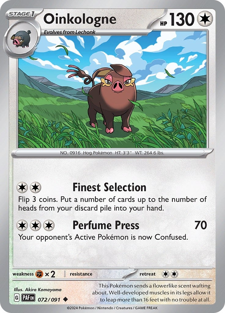 Image for Oinkologne (072/091) (PAF) - Pokemon