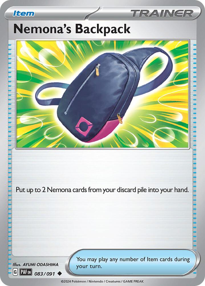 Nemona's Backpack (083/091) (PAF)