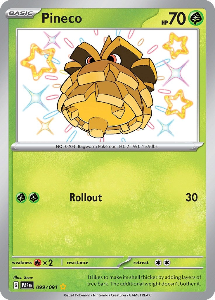 Image for Pineco (099/091) (PAF) - Pokemon
