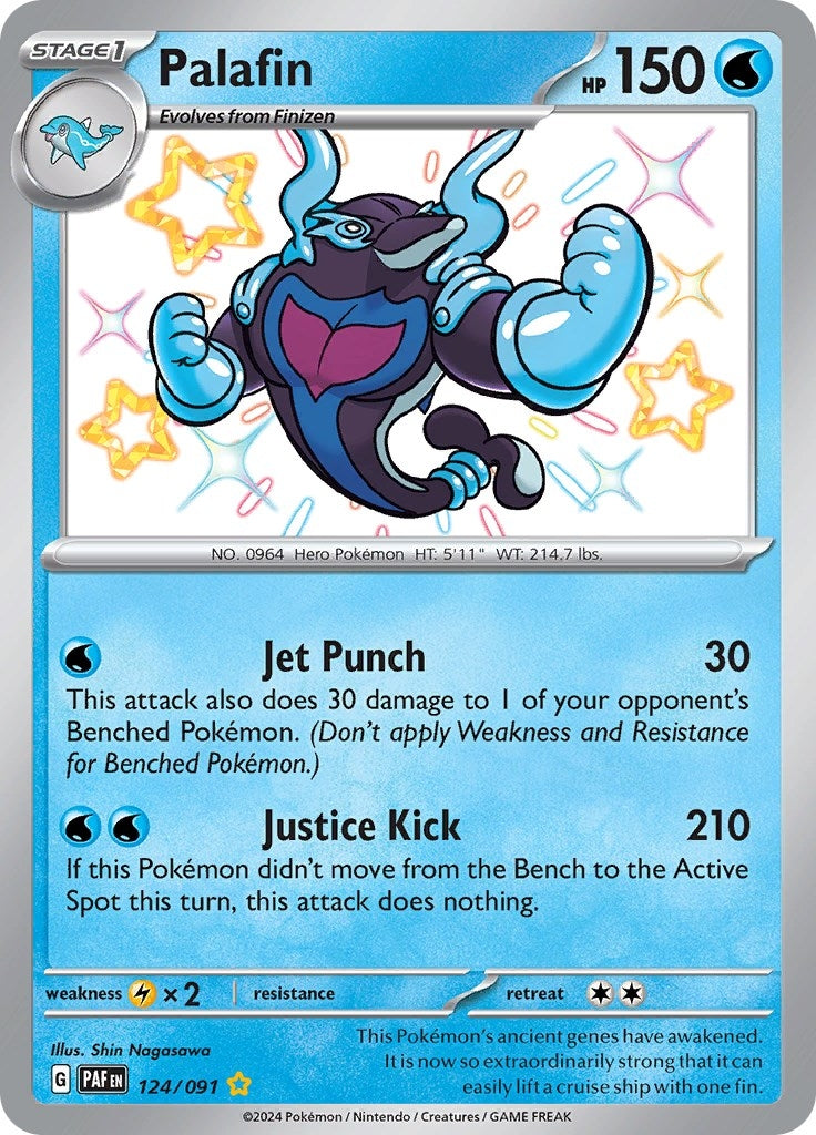 Image for Palafin (124/091) (PAF) - Pokemon