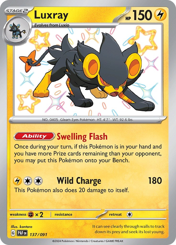 Image for Luxray (137/091) (PAF) - Pokemon