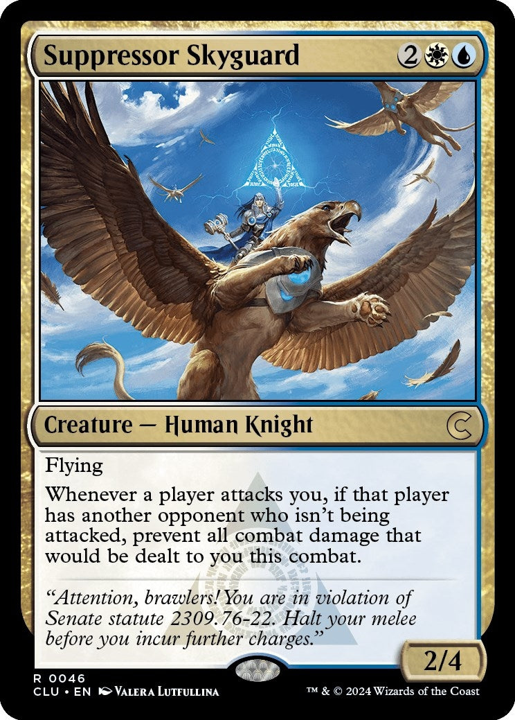 Image for Suppressor Skyguard (46) (CLU) - Magic: The Gathering