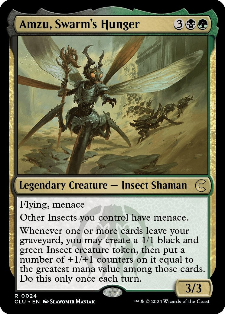 Image for Amzu, Swarm's Hunger (24) (CLU) - Magic: The Gathering