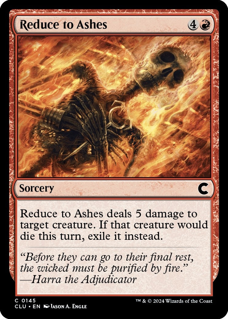 Image for Reduce to Ashes (145) - Magic: The Gathering