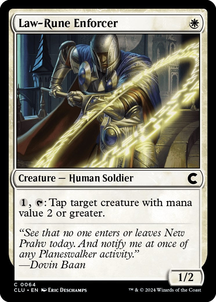 Image for Law-Rune Enforcer (64) - Magic: The Gathering