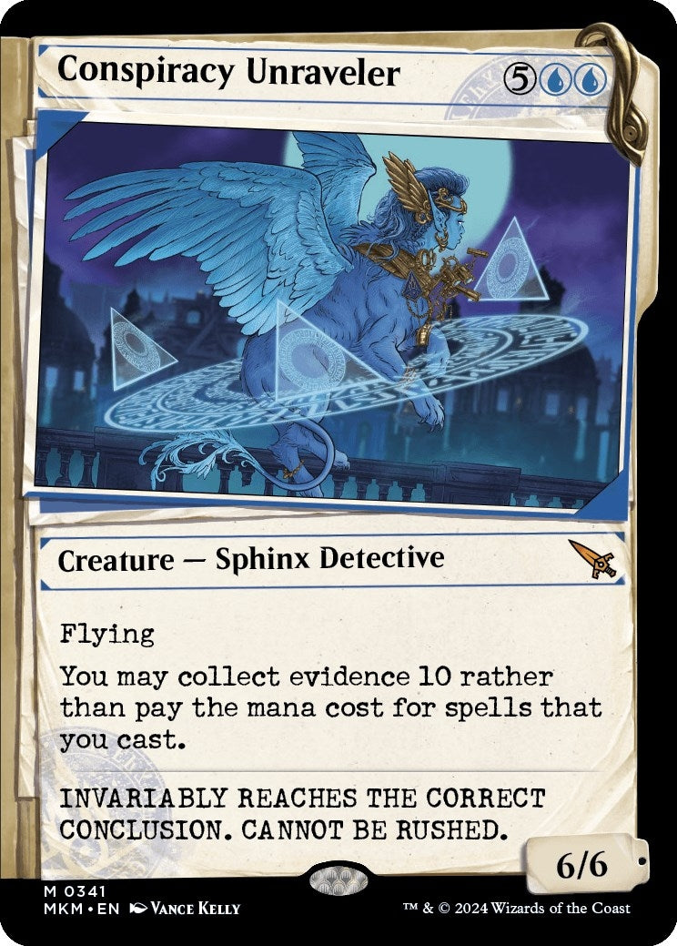 Image for Conspiracy Unraveler (Showcase) (341) (MKM) - Magic: The Gathering