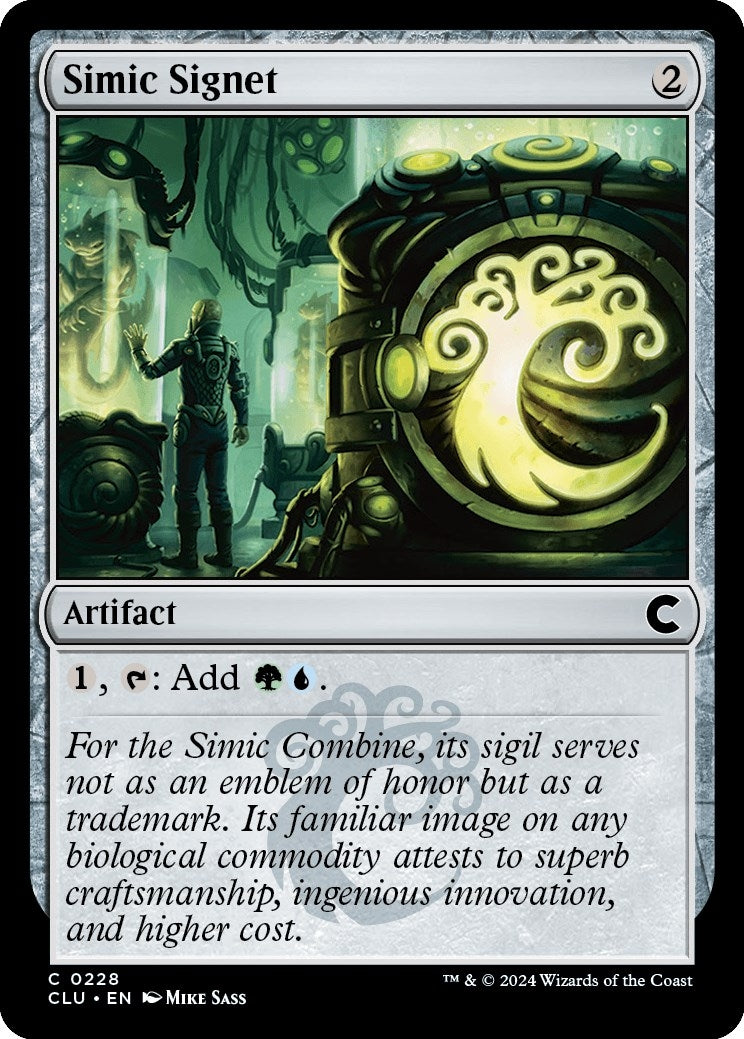 Image for Simic Signet (228) - Magic: The Gathering
